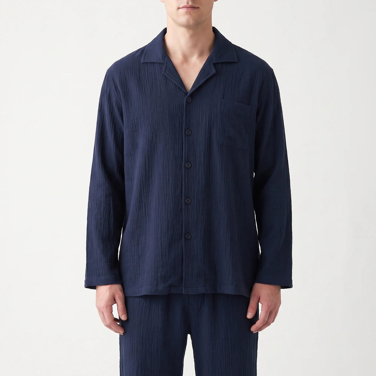 Men's Double Gauze Pyjamas | Camp Collar | 4 Colours