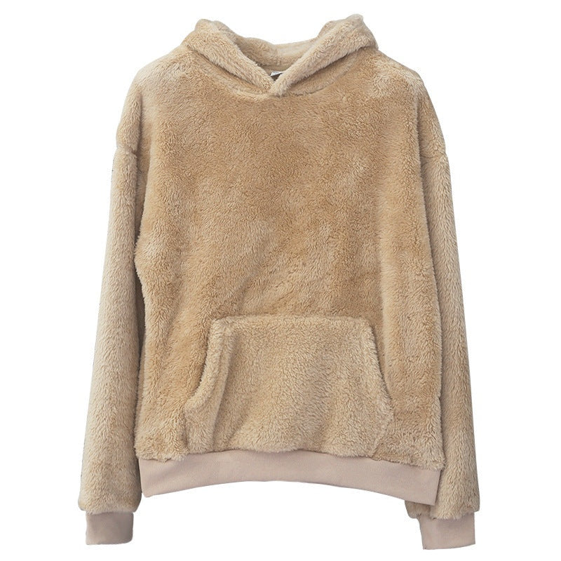 Men's Teddy Fleece Hoodie | Oversized | Kangaroo Pocket | 6 Colours