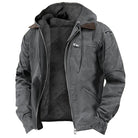 Men's Lined Hooded Jacket | Teddy Lining | Full Zip | 6 Colours