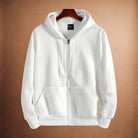 Men's Full Zip Hoodie | Drawstring Hood | 7 Colours
