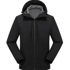 Men's Softshell Rain Jacket | Hooded | Water Repellent | Zip Pockets