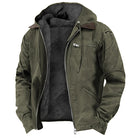 Men's Lined Hooded Jacket | Teddy Lining | Full Zip | 6 Colours