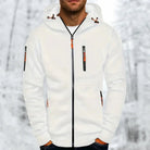 Men's Zip Hoodie with Chest and Sleeve Pockets | 9 Colours