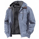 Men's Lined Hooded Jacket | Teddy Lining | Full Zip | 6 Colours