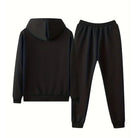 Men's Fleece Lined Zip Hoodie Tracksuit | Joggers