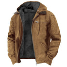 Men's Lined Hooded Jacket | Teddy Lining | Full Zip | 6 Colours