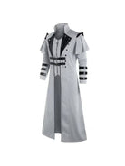 Grey gothic coat, open front