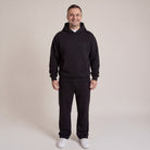 Men's Open Hem Tracksuit | Relaxed Hoodie and Joggers | 3 Colours