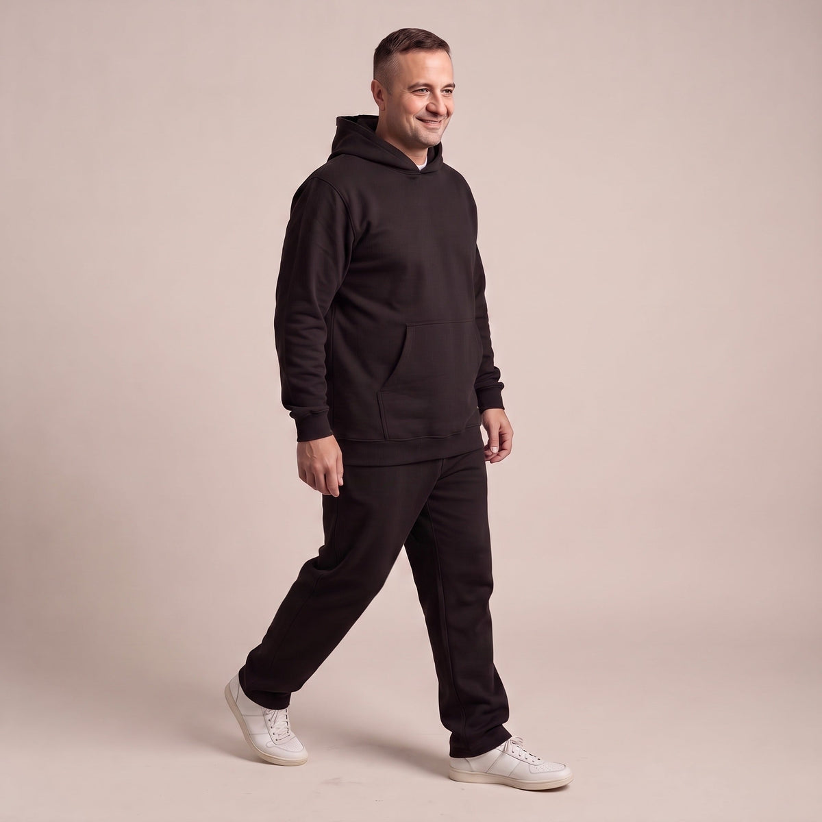 Men's Open Hem Tracksuit | Relaxed Hoodie and Joggers | 3 Colours