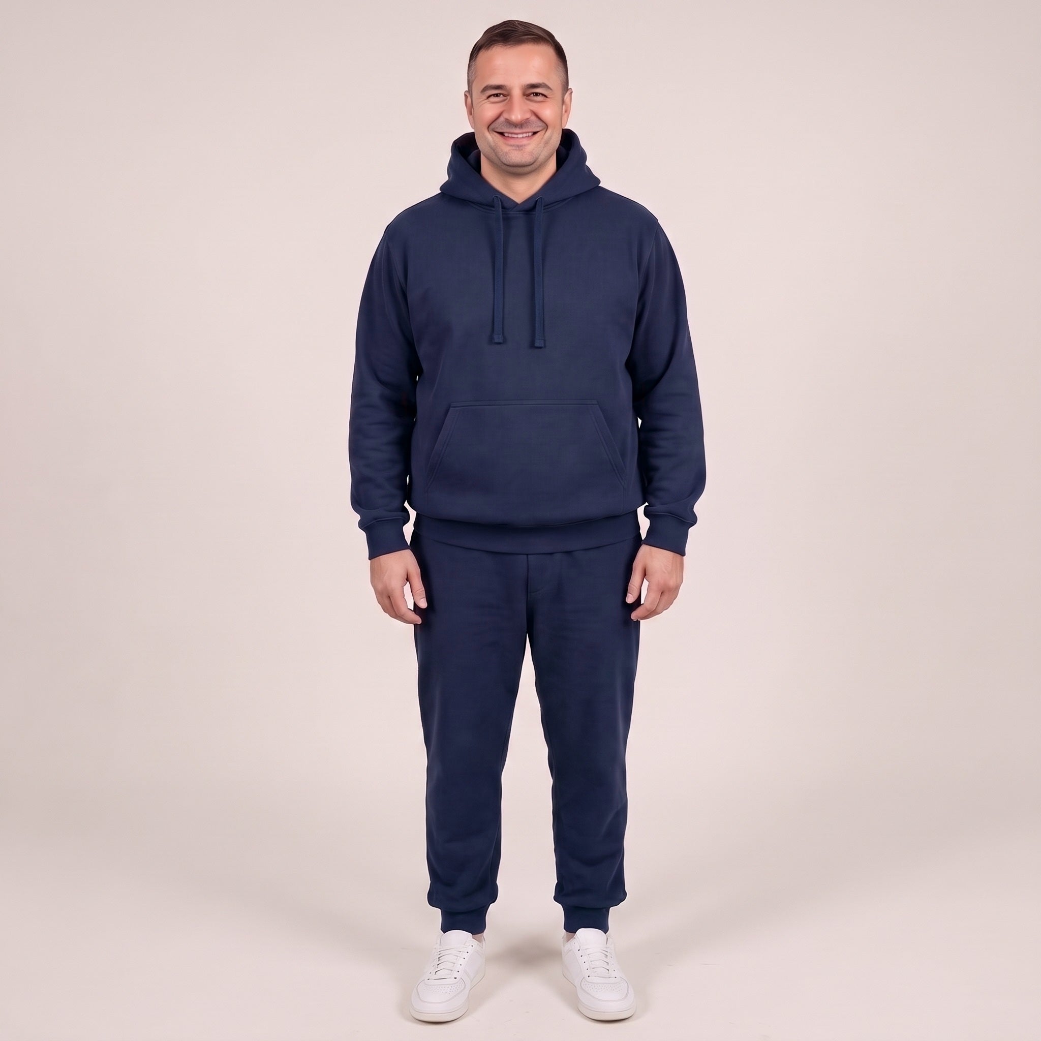 Men's Bamboo Viscose Lounge Set | Hoodie and Joggers | Navy