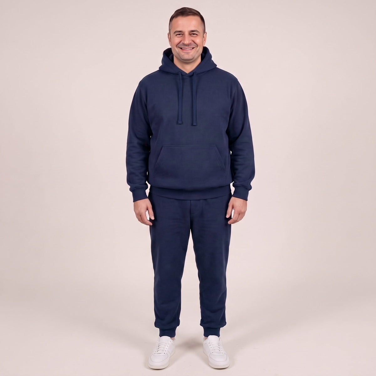 Men's Bamboo Viscose Lounge Set | Hoodie and Joggers | Navy