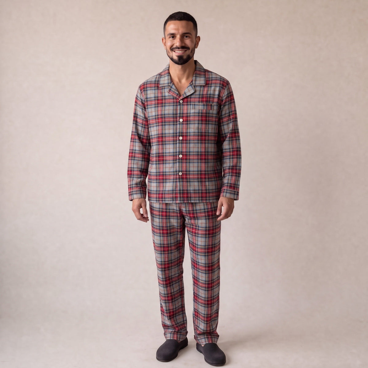 Men's Flannel Pyjamas | Tartan Check | 3 Colours