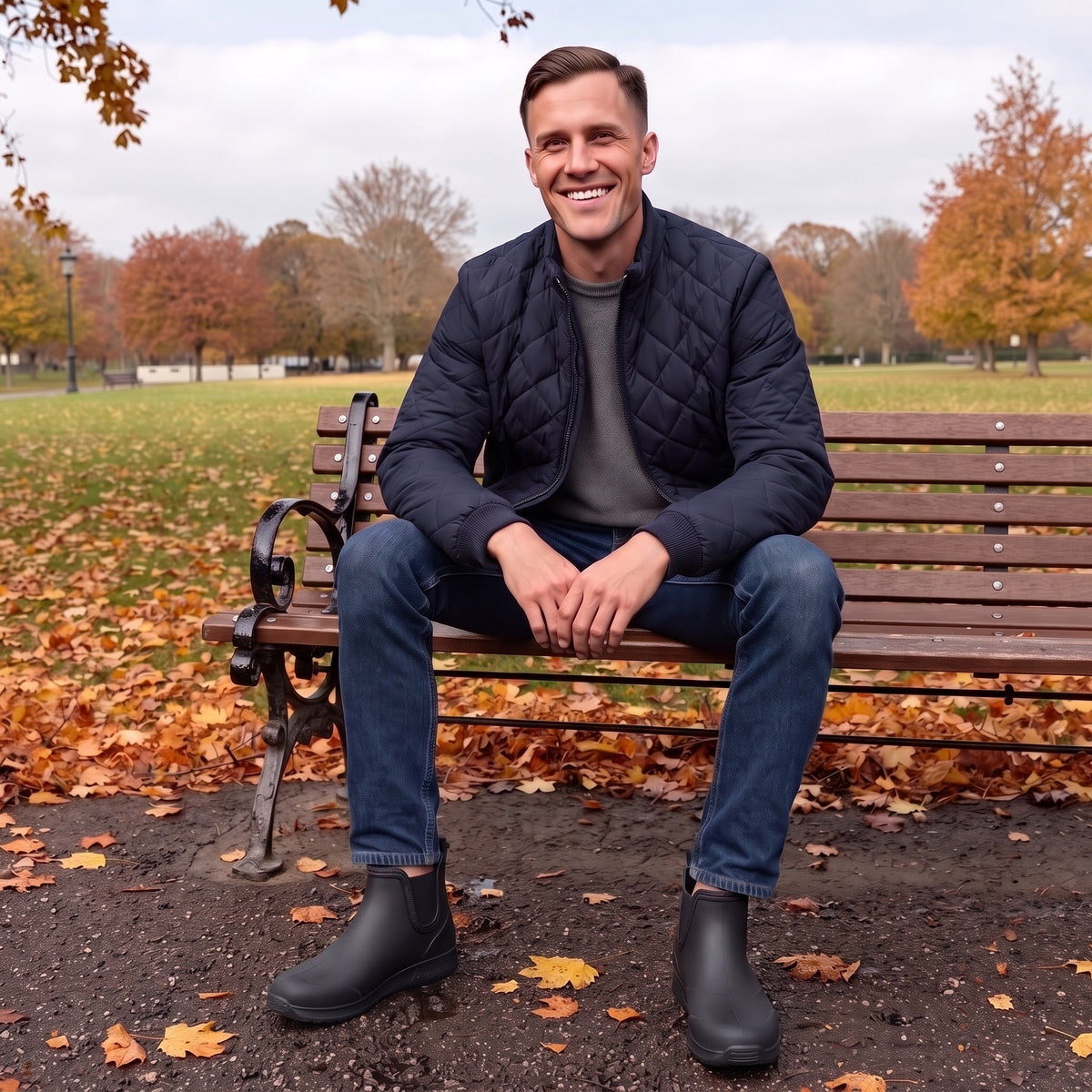 Men's Chelsea Rain Boots | Ankle Height | 2 Colours