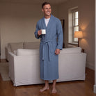Men's Waffle Dressing Gown | Shawl Collar | 5 Colours