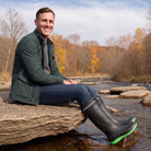 Men's Lined Wellies | Knee-High | Coloured Sole | 3 Colours