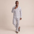 Men's Striped Pyjamas | Button Front | 2 Colours