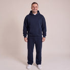 Men's Open Hem Tracksuit | Relaxed Hoodie and Joggers | 3 Colours
