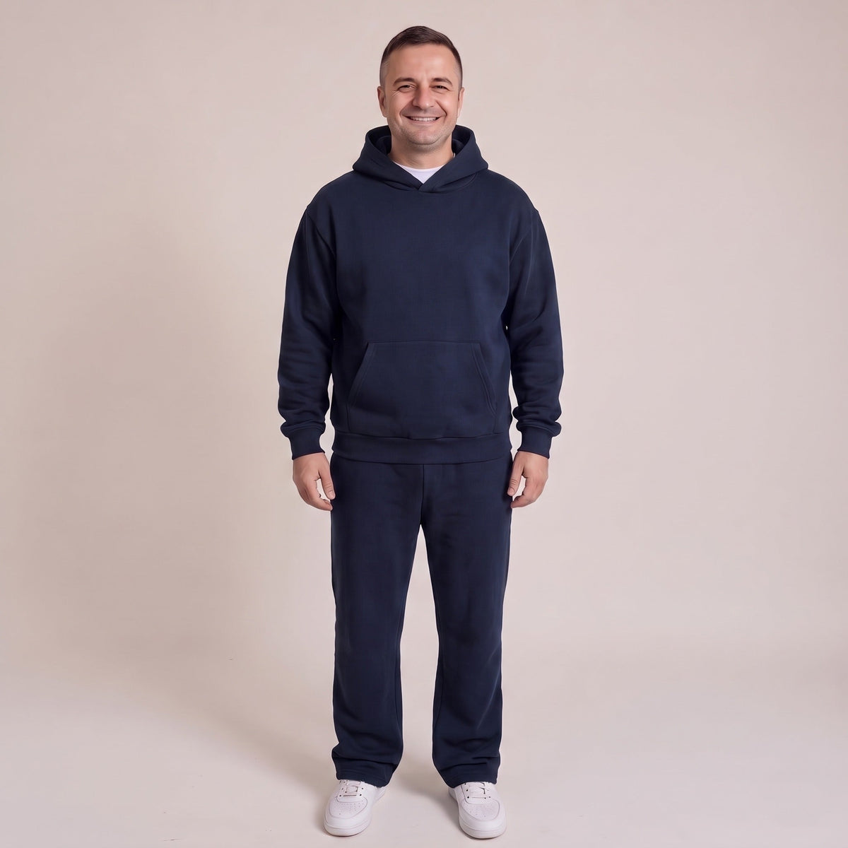 Men's Open Hem Tracksuit | Relaxed Hoodie and Joggers | 3 Colours