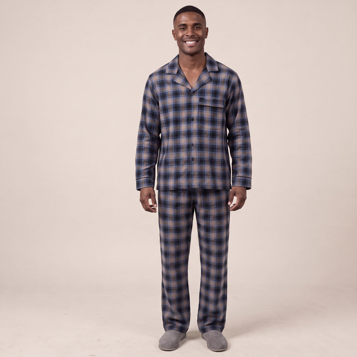Men's Classic Check Pyjamas | Flannel | 2 Colours