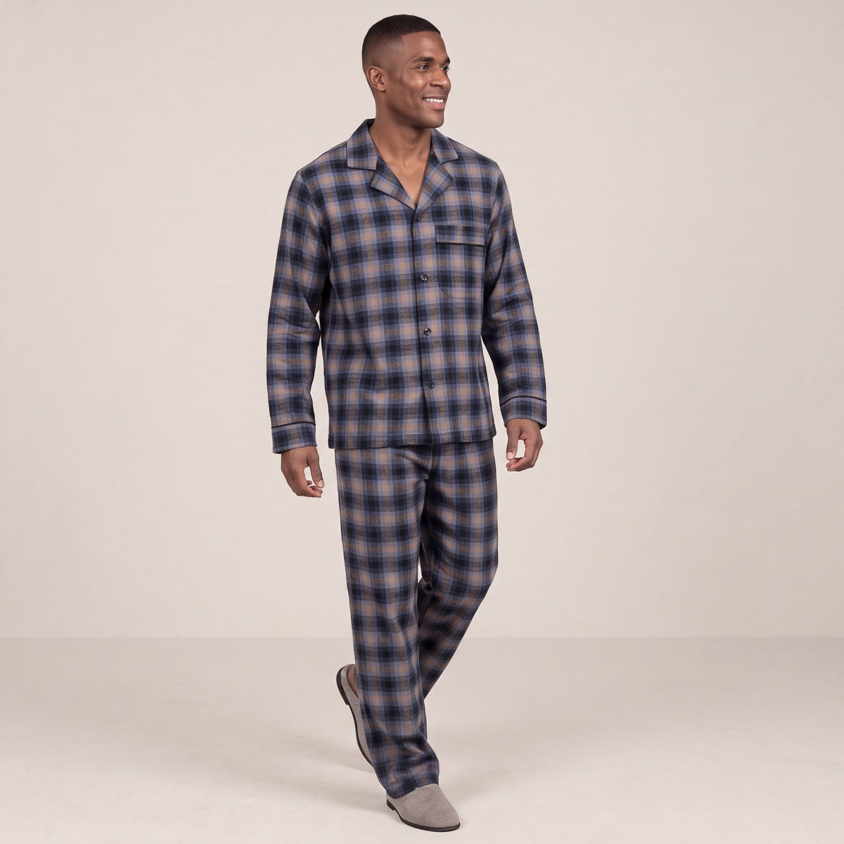 Men's Classic Check Pyjamas | Flannel | 2 Colours