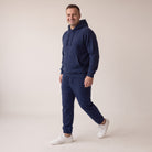 Men's Bamboo Viscose Lounge Set | Hoodie and Joggers | Navy