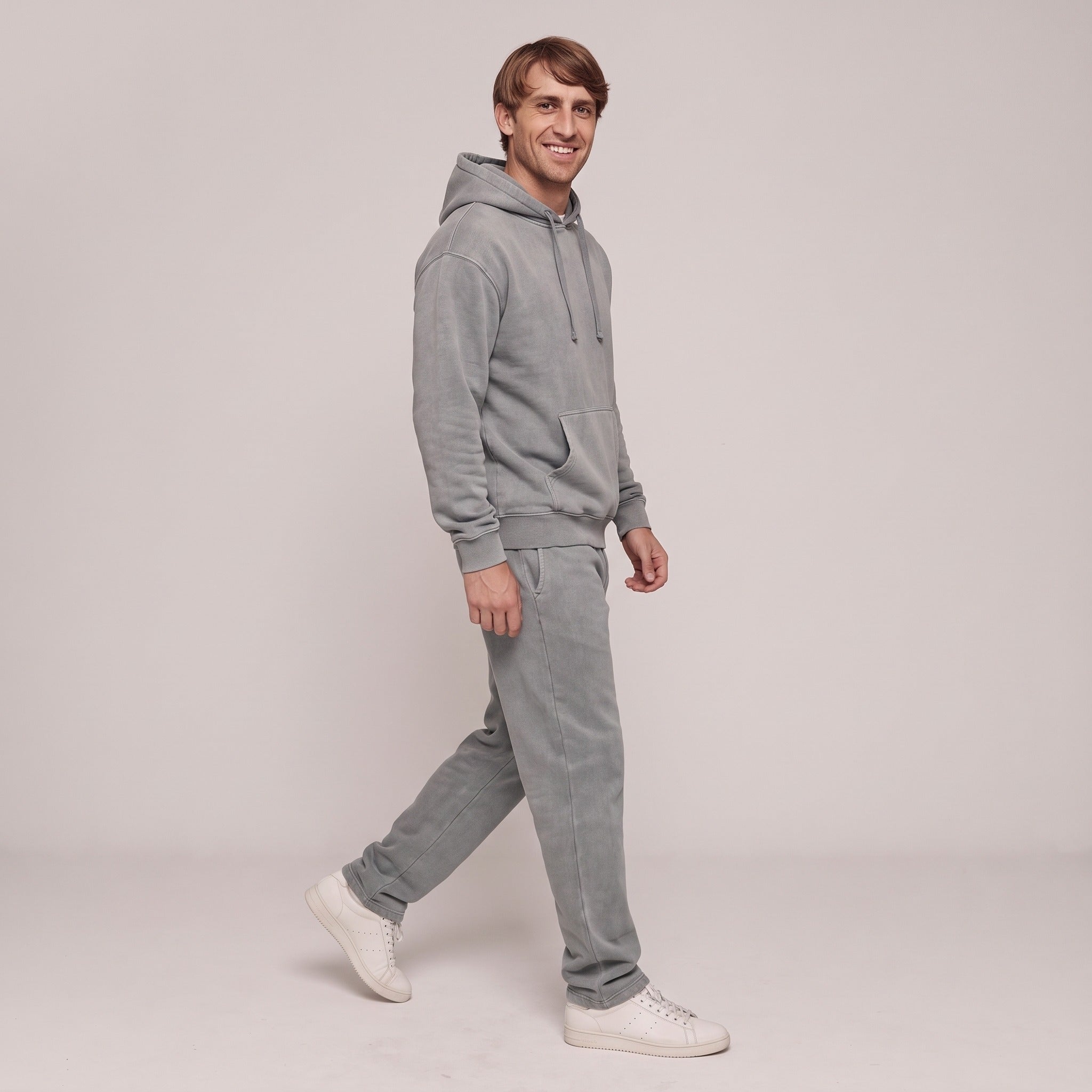 Men's Tracksuit with T-Shirt | Hoodie and Joggers | Grey