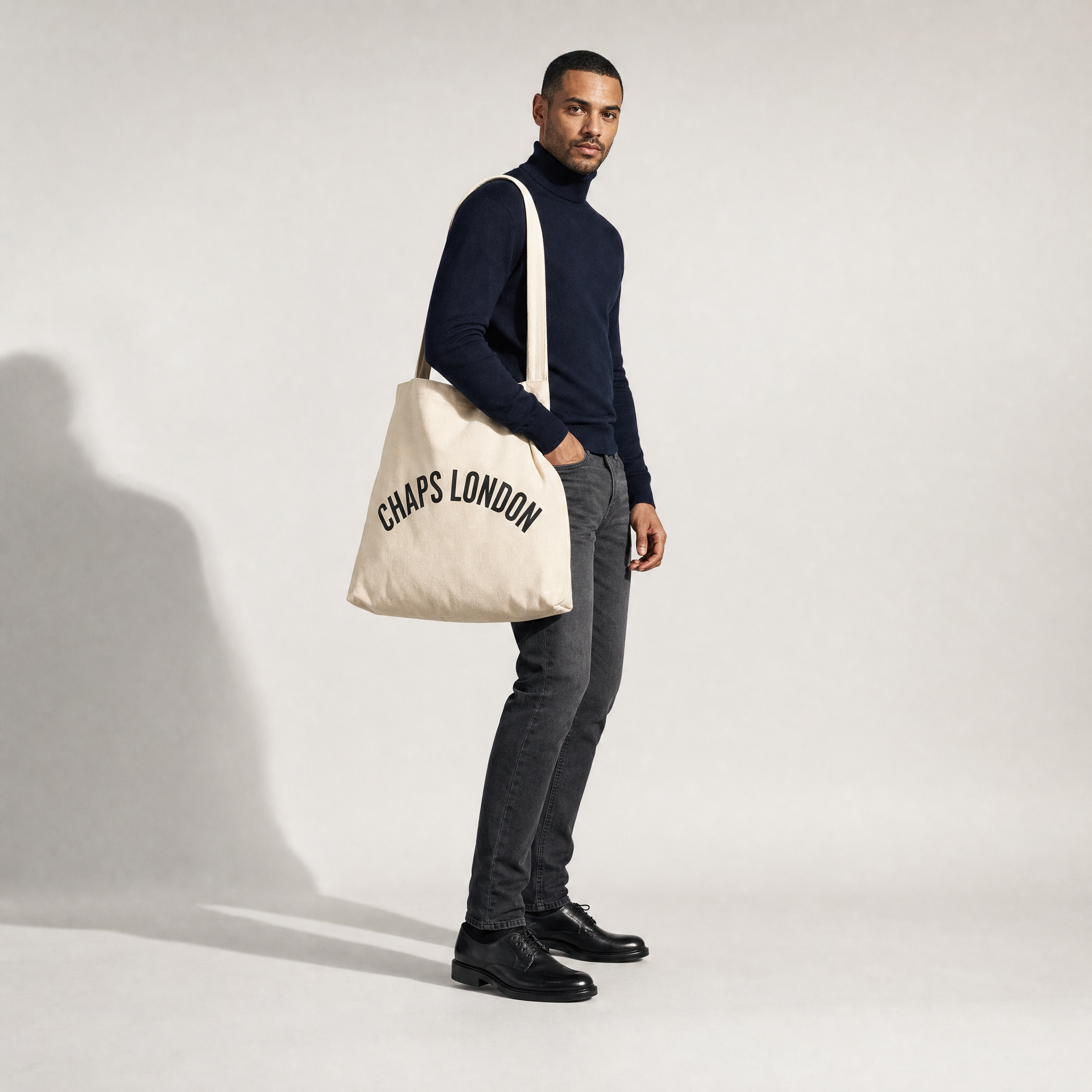 Chaps London Oversized Canvas Tote-Tote Bag-Chaps London-Chaps London