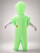 Inflatable alien costume, back view