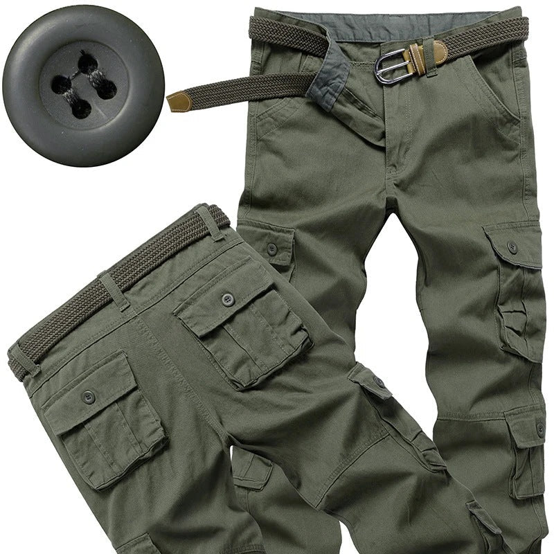 Men's Utility Trousers | Cotton | 8 Pockets | Loose Fit