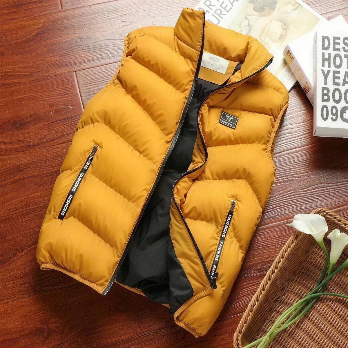 Men's Puffer Gilet | Quilted | High Collar | Up to 8XL
