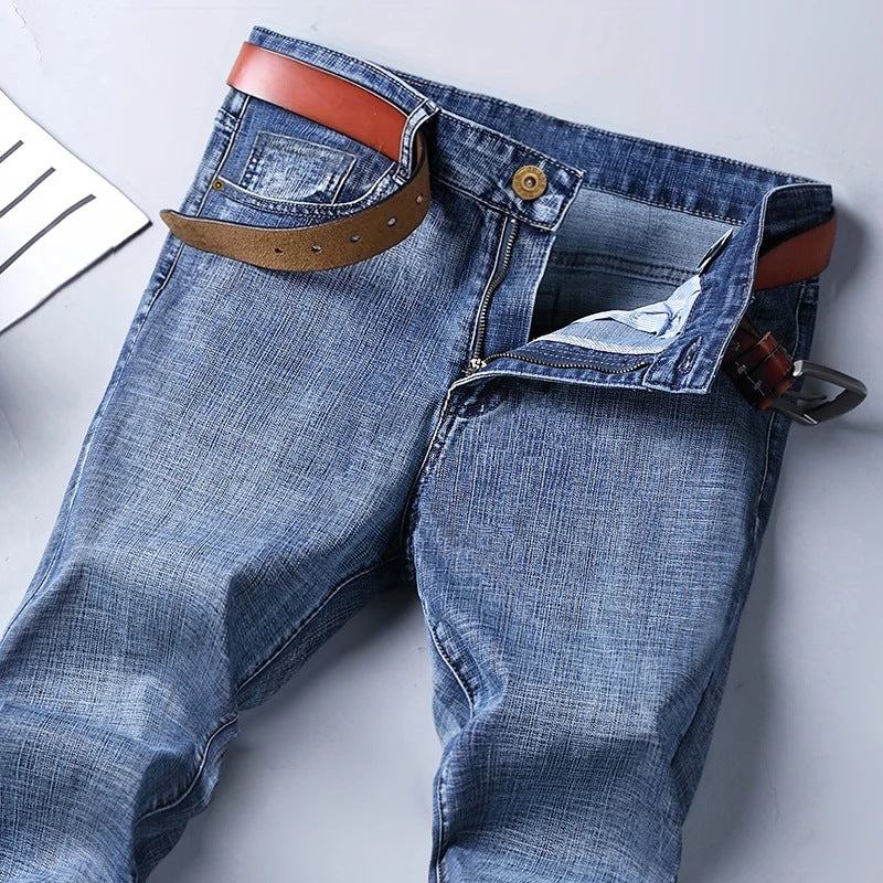 Men's Stretch Jeans | Straight Leg | Denim