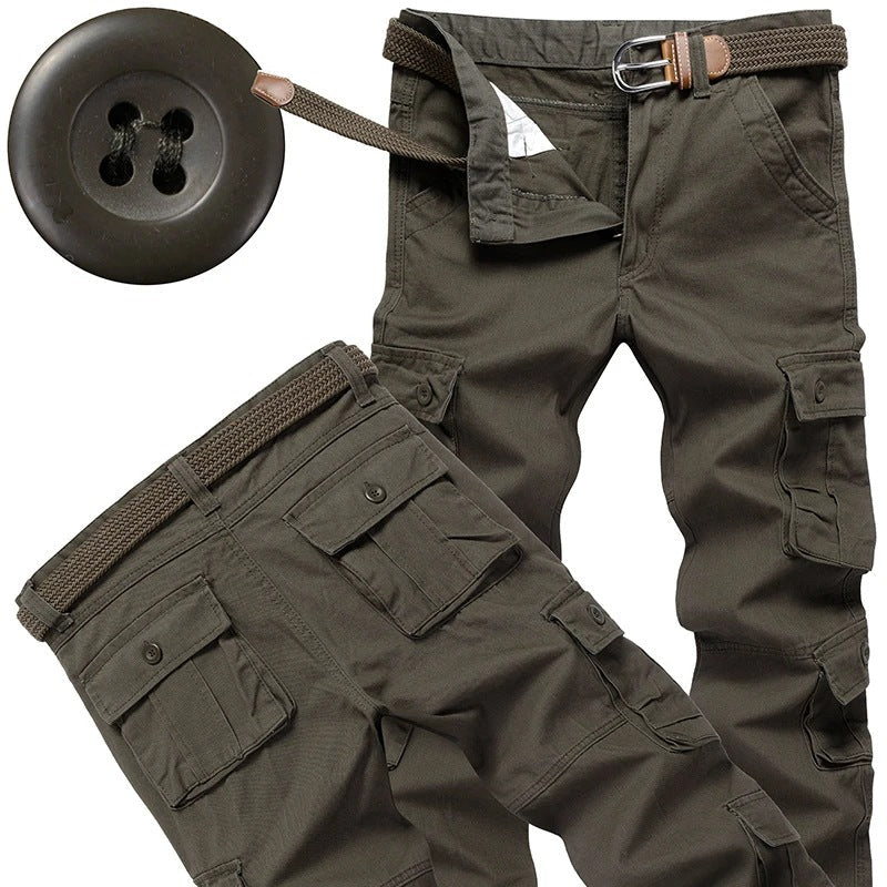 Men's Utility Trousers | Cotton | 8 Pockets | Loose Fit