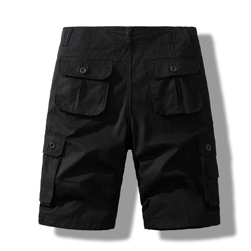 Men's Knee Length Shorts | Cargo | Cotton | Multi-Pocket