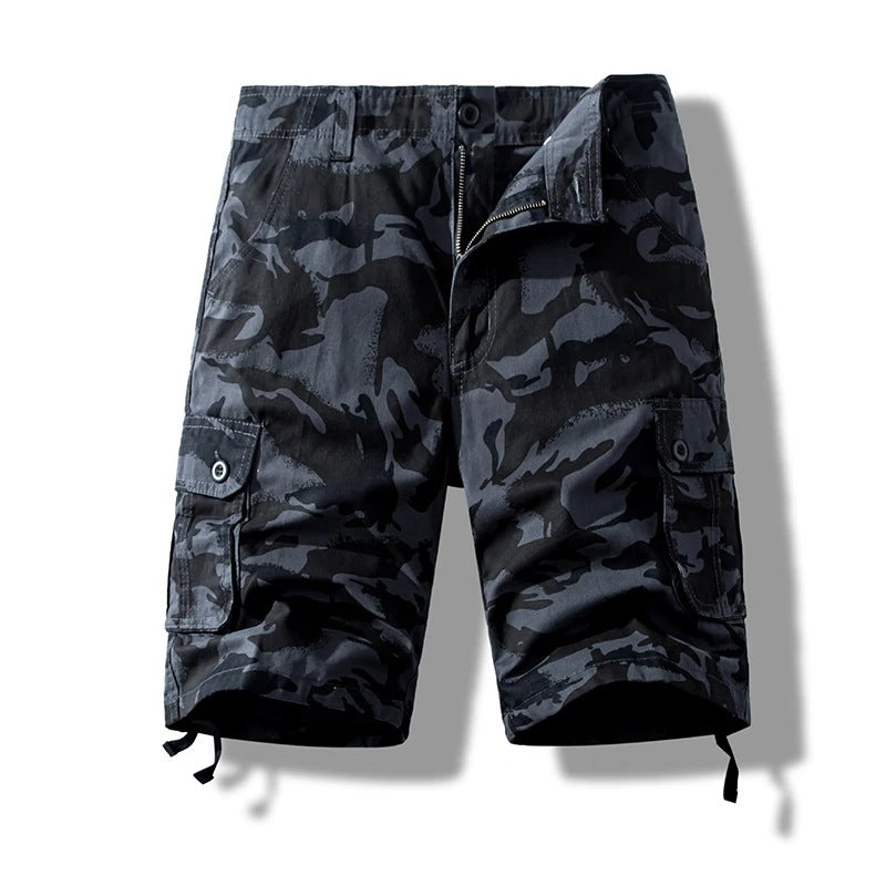 Men's Knee Length Shorts | Cargo | Cotton | Multi-Pocket