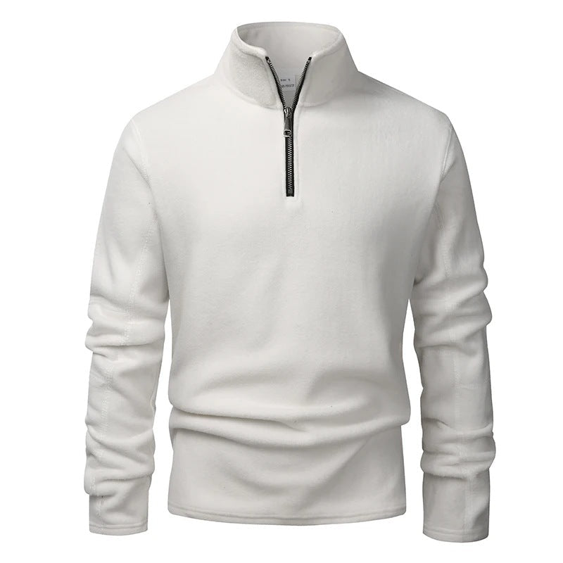 Men's Zip Neck Fleece | Stand Collar | Pullover