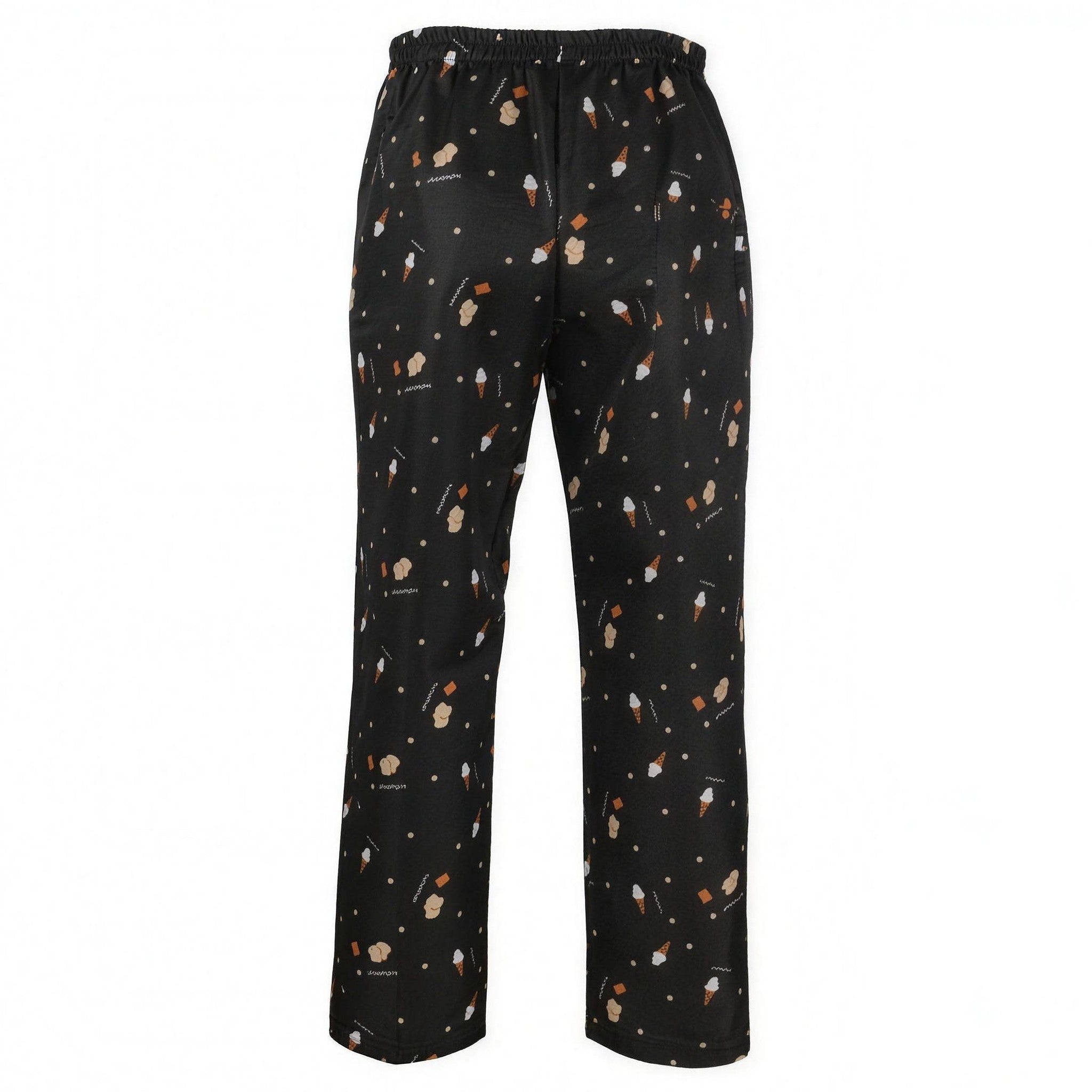 Men's Chef Trousers | Elasticated Waist | Side Pockets | Cotton Blend