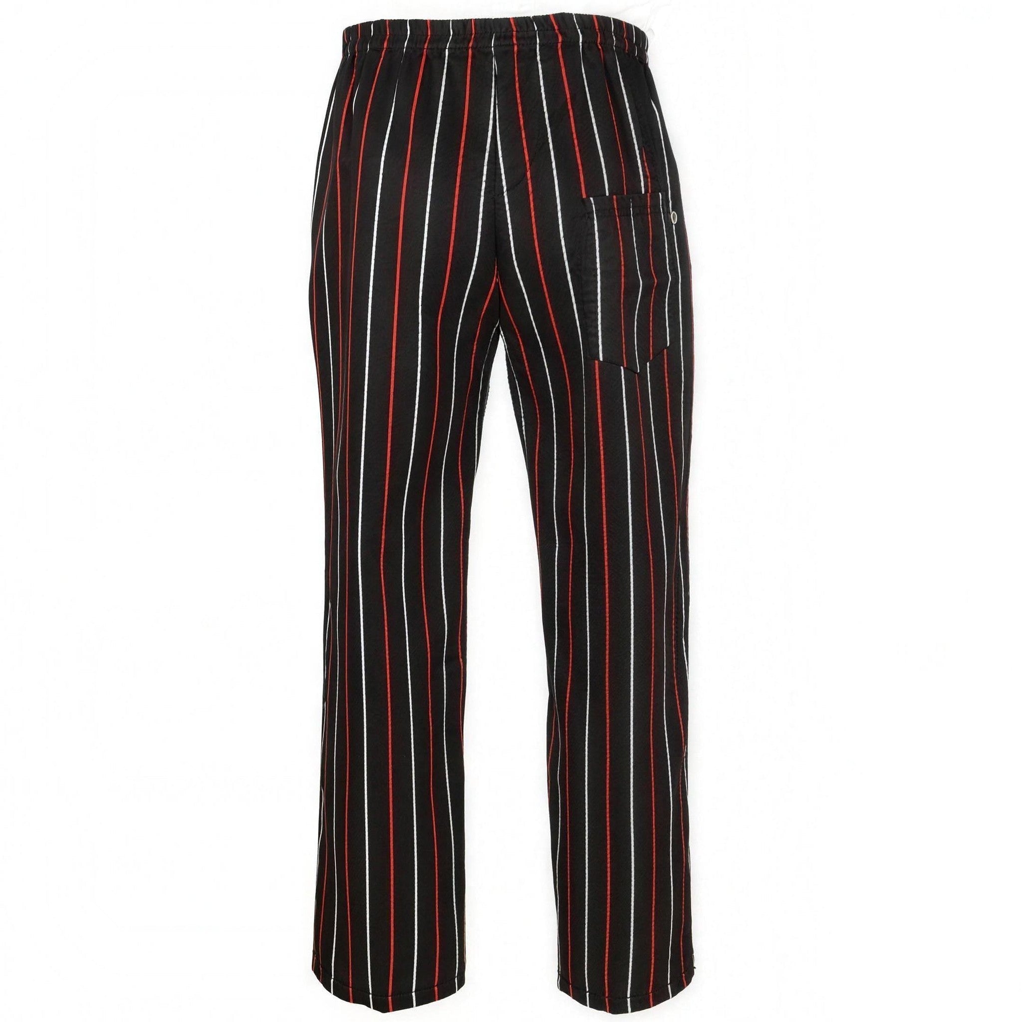 Men's Chef Trousers | Elasticated Waist | Side Pockets | Cotton Blend