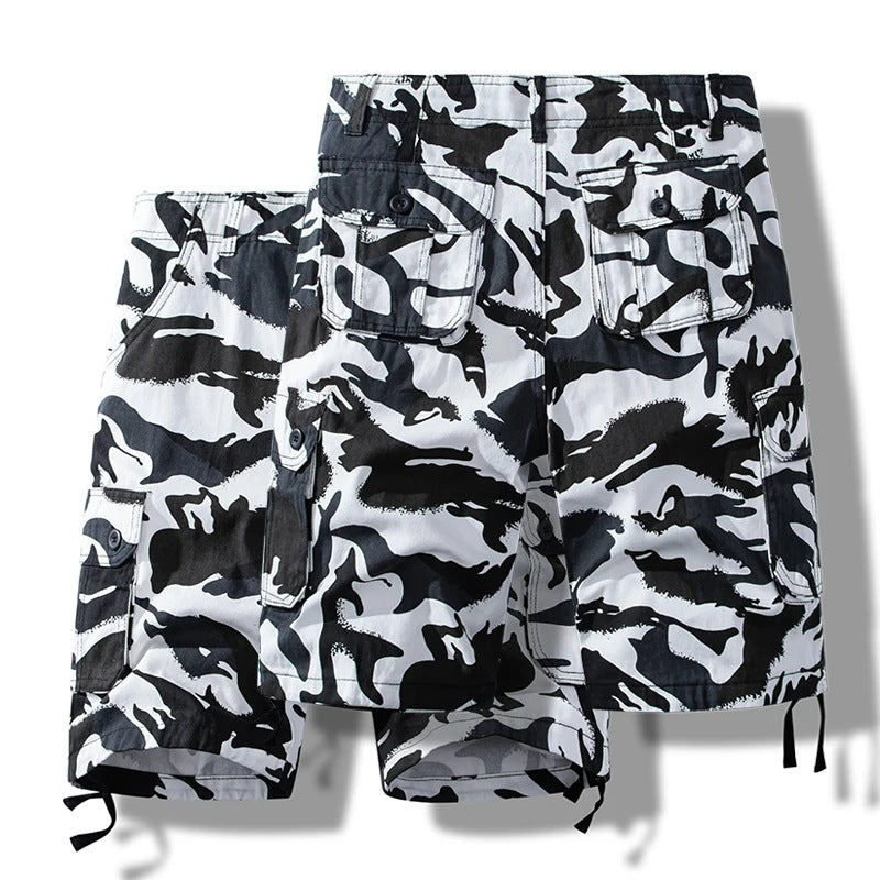 Men's Knee Length Shorts | Cargo | Cotton | Multi-Pocket