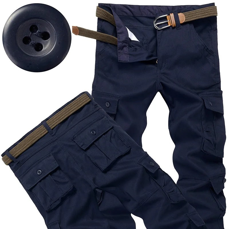 Men's Utility Trousers | Cotton | 8 Pockets | Loose Fit