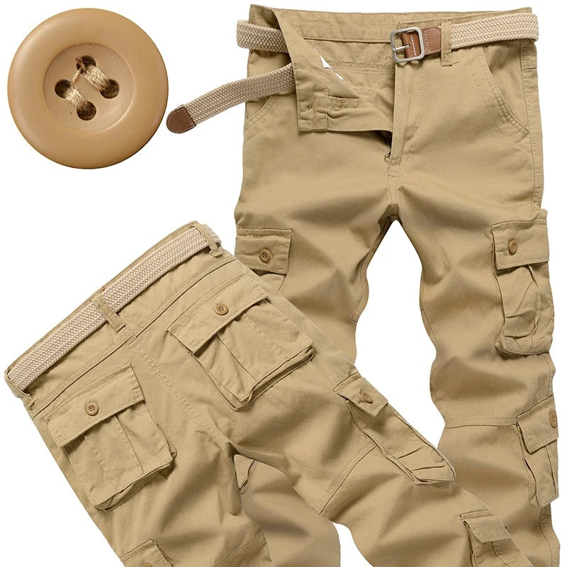 Men's Utility Trousers | Cotton | 8 Pockets | Loose Fit