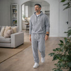 Men's Waffle Half Zip Tracksuit | Hoodie and Joggers | 6 Colours