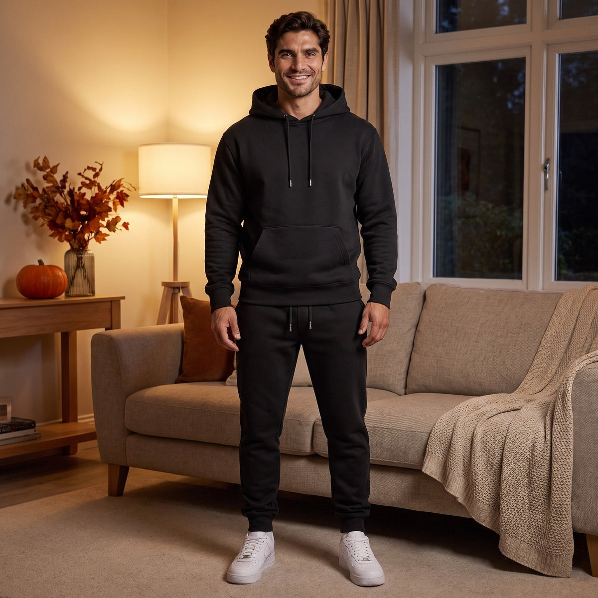 Men's Tapered Tracksuit | Pullover Hoodie and Joggers | 4 Colours