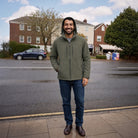 Men's Softshell Rain Jacket | Hooded | Water Repellent | Zip Pockets