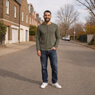 Men's Long Sleeve Henley Top | Button Placket | 5 Colours