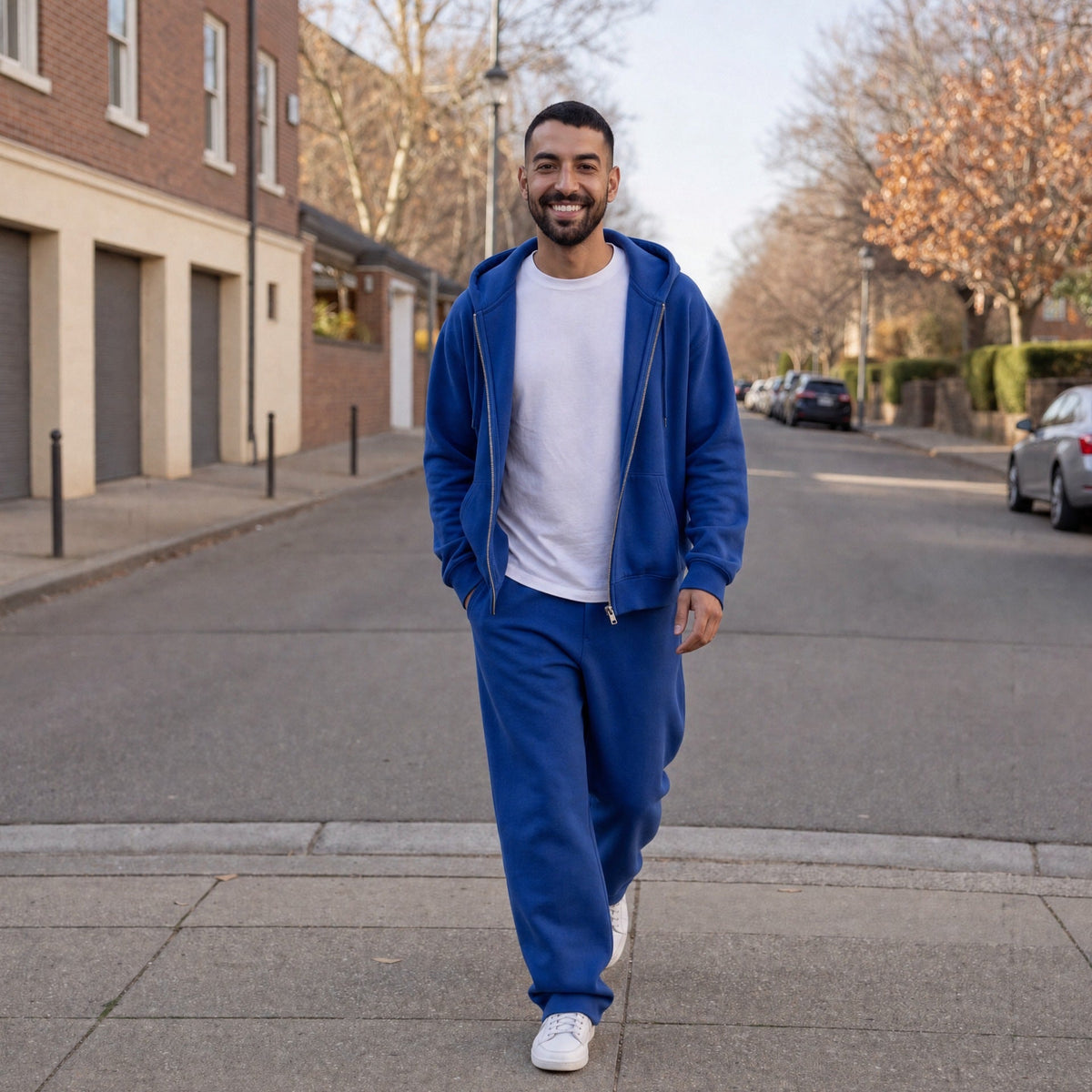 Men's Oversized Zip Hoodie and Joggers Set | 5 Colours