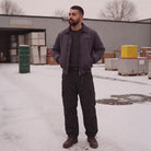 Men's Fleece Lined Trousers | Cargo | Belted | Drawcord Hem