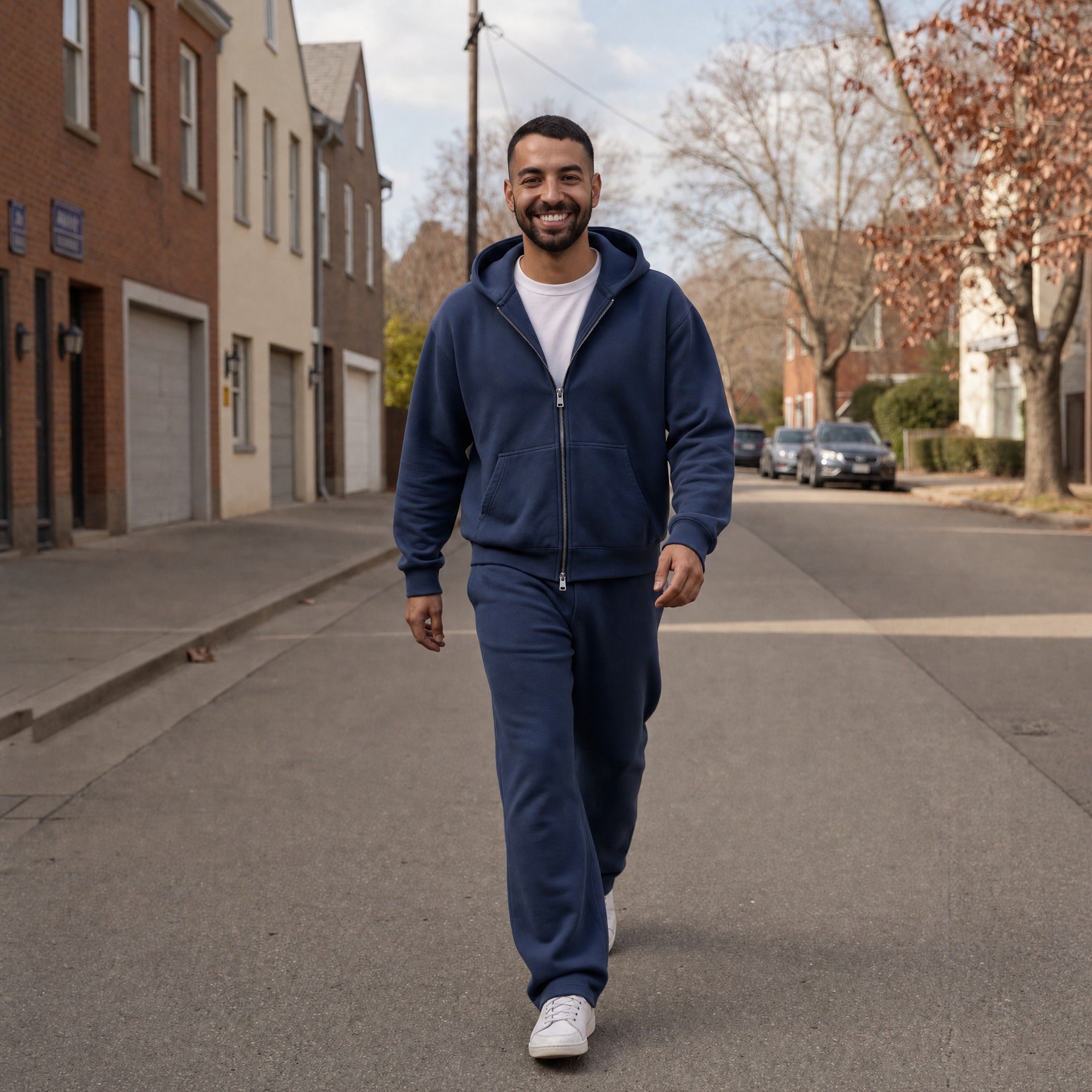 Men's Oversized Zip Hoodie and Joggers Set | 5 Colours