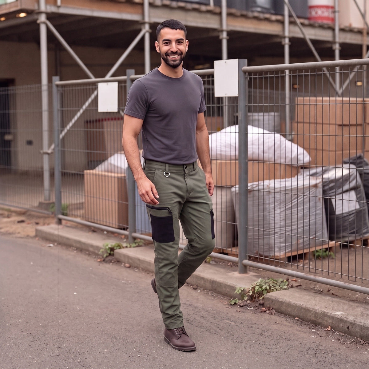 Men's Ripstop Trousers | Tactical | Water-Repellent | Multi-Pocket