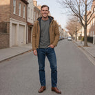 Men's Lined Hooded Jacket | Teddy Lining | Full Zip | 6 Colours
