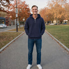 Men's Brushed Half-Zip Hoodie | 3 Colours